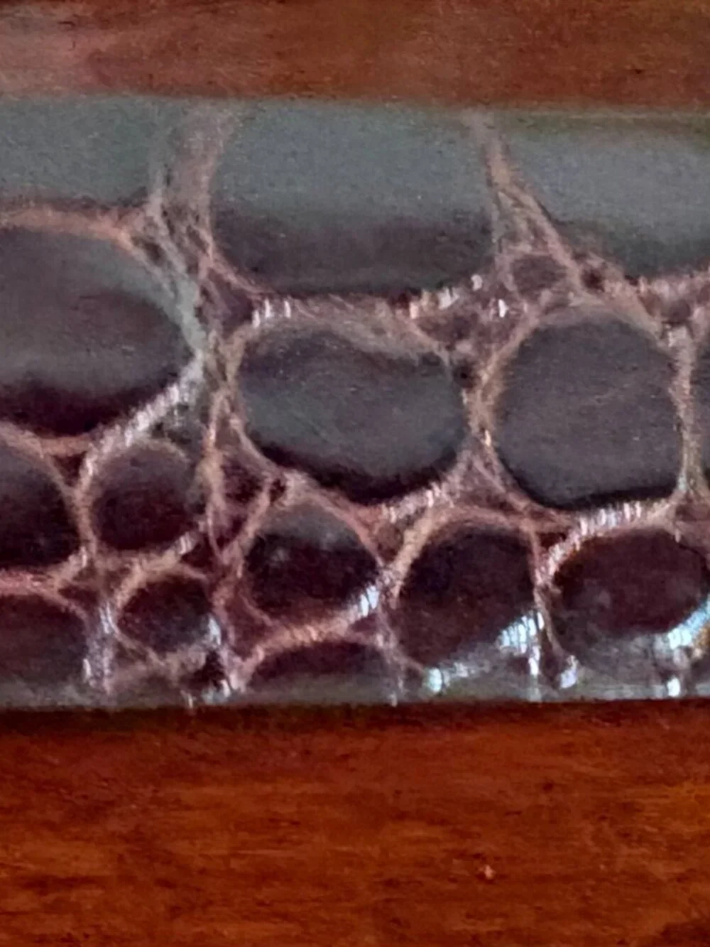 Genuine Alligator (Belly) Men’s Belt Size 36 Width 1